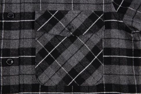 وارهورسي قميص فلانيل للرجال باكمام طويلة، قميص فلانيل منقوش بقصة عادية وازرار سفلية للرجال in Kuwait