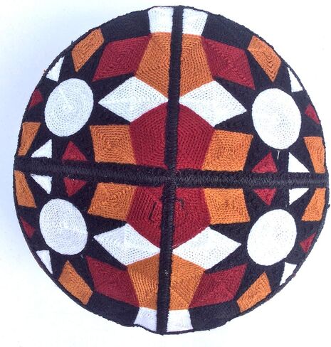 Kufi الرجال للجنسين الجمجمة قبعة ملونة المرأة تصميم الصلبة قبعة مع اليد المطرزة الكوفي قبعات قبعة صغيرة محبوكة الصيف أغطية الرأس in Saudi Arabia