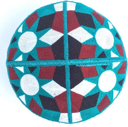 Kufi الرجال للجنسين الجمجمة قبعة ملونة المرأة تصميم الصلبة قبعة مع اليد المطرزة الكوفي قبعات قبعة صغيرة محبوكة الصيف أغطية الرأس in Saudi Arabia
