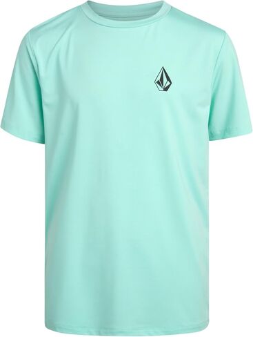 قمصان Volcom للأولاد من Rash Guard - UPF 50+ قمصان سباحة سريعة الجفاف للحماية من الرمال والشمس - تي شيرت ملابس سباحة للأطفال (S-XL) in Kuwait
