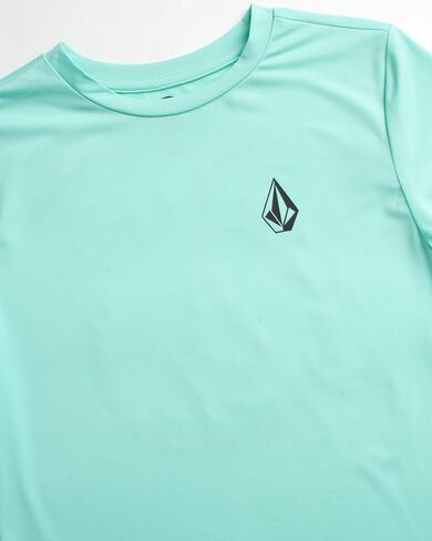 قمصان Volcom للأولاد من Rash Guard - UPF 50+ قمصان سباحة سريعة الجفاف للحماية من الرمال والشمس - تي شيرت ملابس سباحة للأطفال (S-XL) in Kuwait