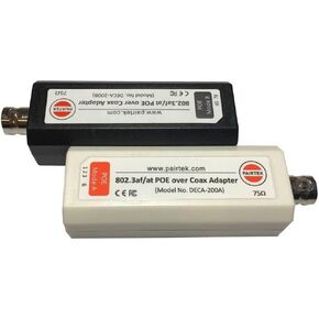 POE Ethernet-Over-Coax Adapter Kit (DECA-200) - Twin Pack - by Dualcomm/PAIRTEK