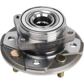 513098 Front Wheel Bearing and Hub Assembly Compatible with 1997 Acura CL, 1994-1997 Honda Accord, 4 Lug Bolts without ABS