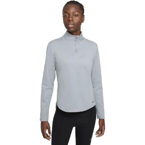 Nike Women's Therma-FIT One Top PARTICLE GRAY HEATHER Size Medium in Saudi Arabia