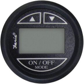 FARIA BEEDE 12851 Euro Depth Sounder (in-Hull Mounted Transducer) SN2010-2, Black, 2-1/16 in