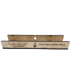 Fretting Miter Box Kit for Guitar Necks & Fretboards up to 2.5" Wide
