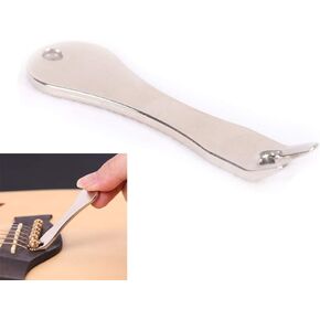 Guitar Bridge Pin Puller Removal Tool,Acoustic Bridge Pin Puller,Guitar Bridge Pins Puller String Peg Pulling Removal Stainless Steel Extractor Luthier Tool for Acoustic Guitar 1PCS