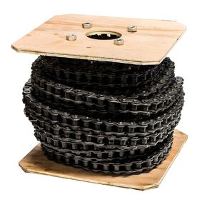Jeremywell #35 Roller Chain 50 Feet + 5 Master Links for Go Karts, Mini Bikes, Motorcycles, Dirt Bike and Industrial Machinery