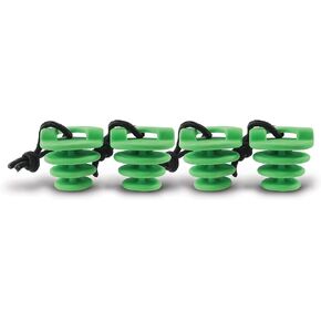 Shoreline Marine PROPEL PADDLE GEARKayak Scupper Stoppers | Universal Design | Sturdy Lanyard | Highly Visible Green | Boating Accessory