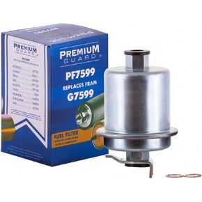 Premium Guard Fuel Filter PF7599 | Fits 1995-00 Honda Civic, 1997-01 CR-V, 1994-97 Accord, 1997-01 Prelude, 1995-978 Odyssey, 1995-97 Civic del Sol, 1994-01 Acura Integra, 1996-05 RL, 1997-99 CL