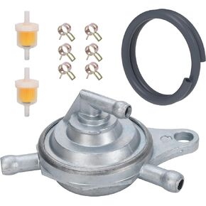 Moped Scooter Fuel Valve Petcock Fuel Line Fuel Filters Clamps Kit for GY6 49cc 50cc 150cc 139QMB 157QMJ Roketa SUNL TaoTao ATV Motorcycle Parts