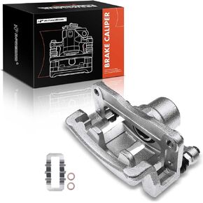 A-Premium Disc Brake Caliper Assembly with Bracket Compatible with GMC, Pontiac, Saturn & Chevy Models - Captiva Sport 2012-2015, Equinox 2007-2017, Terrain 2010-2017, Torrent 07-09, Vue - Rear Left