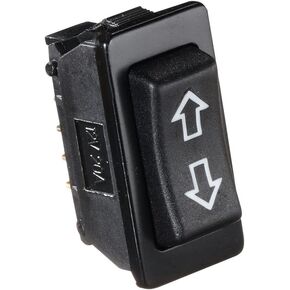 RV Designer S125, Rocker Switch, 20 Amp Continuous, 40 Amp Peak, Black