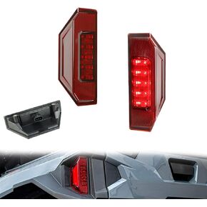ADIIL Ranger LED Tail Lights for 2013-2020 Polaris Ranger 900 XP 1000 UTV LED Taillights Rear Brake Stop Lights Replace OEM#2412774/2411866(Smoked)