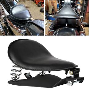 ECOTRIC 3" Solo Seat Spring Bracket Compatible with Harley 48 Sportster XL883 1200 Davidson Honda Yamaha Kawasaki Suzuki Sportster Bobber Chopper Driver Soft Motorcycle Seat Base Mount Kit