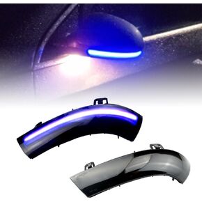 2pcs Dynamic Sequential Blink Compatible with GOLF 5 GTI plus MK5 Je-tta Pas-sat B6 B5.5 Variant EOS Sharan LED Side Mirror Turn Signal Light Assembly