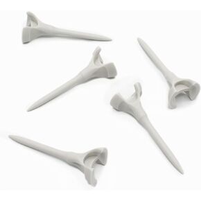 Senior Golf Tees Designed for Shaky Hands and Golfers with Multiple Sclerosis, Overactive Thyroid, are Over 65, Beginners, or have Unsteady, Trembling Hands; Easy to Put Ball On; 5 Pack