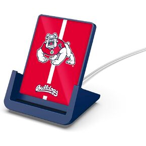 SOAR NCAA Cell Phone Wireless Charging Stand V.4, Fresno State Bulldogs