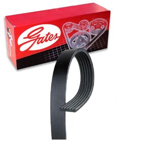 Gates Alternator Micro-V Serpentine Belt compatible with Ford F-250 Super Duty 6.0L V8 2003-2007