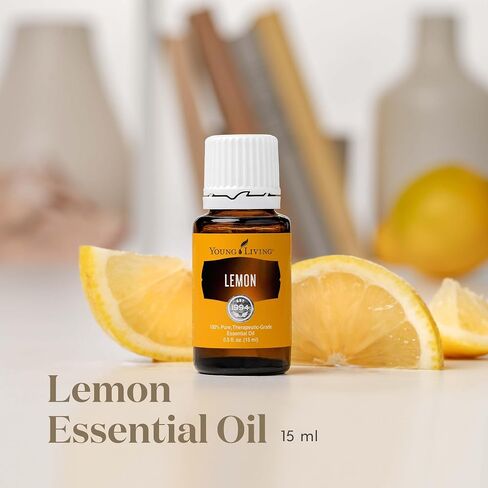 ليمون يونج ليفينج - زيت عطري ممتاز للعناية بالبشرة، موزع روائح العلاج العطري - رائحة منعشة وحيوية - مكون عطر برائحة الحمضيات - زجاجة 15 مل in Saudi Arabia
