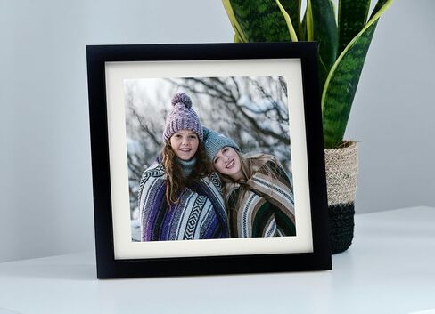 6x6 Picture Frame Black, Square Photo Frame for Tabletop or Wall Display, 2 Pack in Saudi Arabia