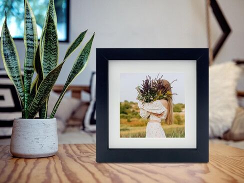 6x6 Picture Frame Black, Square Photo Frame for Tabletop or Wall Display, 2 Pack in Saudi Arabia