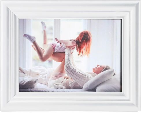 White 11x14 Picture Frames – Display Pictures 8x10 with Mat or 11x14 Without Mat,Perfect for Tabletop or Wall Hanging – Ideal for Dad, Grandpa, Father's Gifts in Saudi Arabia