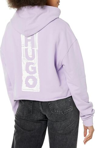 HUGO Women's Cropped Hooded Sweatshirt in Saudi Arabia