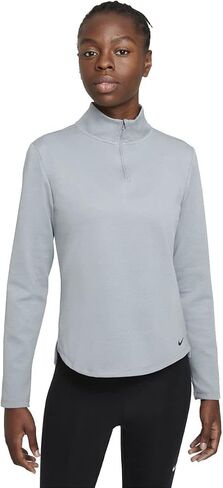Nike Women's Therma-FIT One Top PARTICLE GRAY HEATHER Size Medium in Saudi Arabia