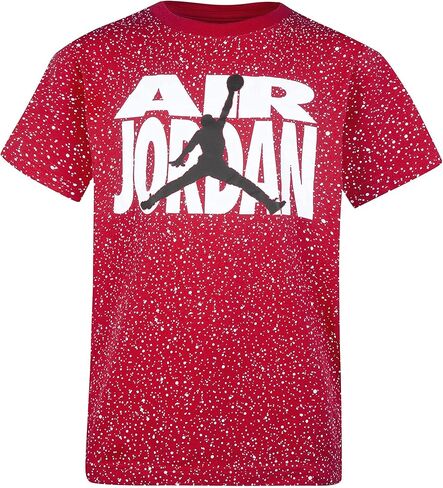 حذاء Jordan Boy's AJ6 Speckle Throwback (للأطفال الكبار) باللون الأحمر الجامعي مقاس XL (20 طفل كبير) in Saudi Arabia