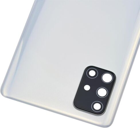 Prism Cube White Plastic Back Cover Replacement for Samsung Galaxy A71 SM-A715F with Rear Camera's Frame and Glass Pre Cut Adhesive and Tool Kit in Saudi Arabia