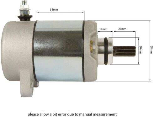 محرك بدء التشغيل متوافق مع Honda 350 Fourtrax Rancher TRX350FE TRX350FM TRX350TE TRX350TM 2000-2006، استبدل 31200-HN5-671 31200-HN5-A81 31200-HN5-M01، SMU0215 41054038، 18607 in Kuwait