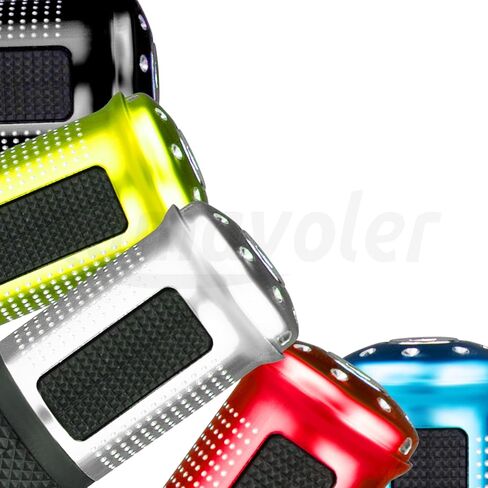 Universal Motorcycle Handlebar Grips Fits for Motorcycles with 7/8" Left Grip and 1" Right. in Saudi Arabia