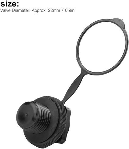 Alomejor 22mm نفخ الهواء صمام البلاستيك استبدال المسمار صمام الهواء للمطاط قوارب الكاياك / الزورق / الطوافة in Saudi Arabia