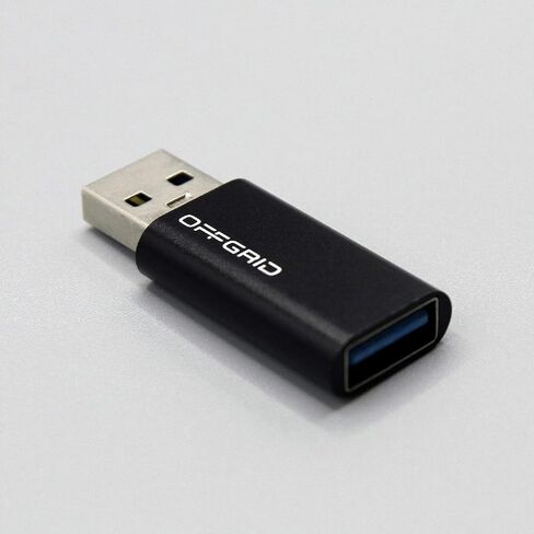 OFFGRID USB C Data Blocker 2 Pack, USB C Charge Only Adapter, Black, 5V in Saudi Arabia