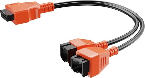 محول كابل FOXWELL Obd2 إلى 12 + 8 متوافق مع موصل كابل FCA Autoauth مناسب لكابل الاختبار الرئيسي لمركبة Chrysler لـ FOXWELL NT604 NT624 NT706 NT716 NT726 NT809 NT809BT NT809TS GT75 GT75S in Saudi Arabia