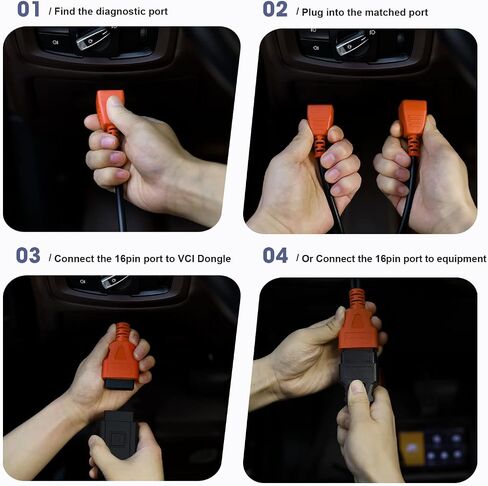 محول كابل FOXWELL Obd2 إلى 12 + 8 متوافق مع موصل كابل FCA Autoauth مناسب لكابل الاختبار الرئيسي لمركبة Chrysler لـ FOXWELL NT604 NT624 NT706 NT716 NT726 NT809 NT809BT NT809TS GT75 GT75S in Saudi Arabia
