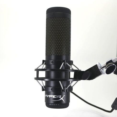 حامل ميكروفون لجهاز HyperX QuadCast، محول 3/8 بوصة (أسود)، مرفق ذراع الرافعة، حامل ذراع ميكروفون ملولب من الفولاذ، قطعة بديلة in Saudi Arabia
