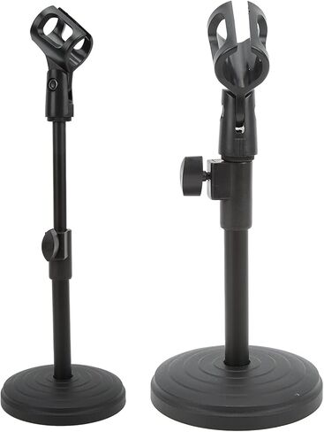 حامل ميكروفون بزاوية قابلة للتعديل، متين 16.5-36.5 سم/6.5-14.4 بوصة حامل ثلاثي مرن معدني قابل للطي حامل ميكروفون قوي للمؤتمرات in Kuwait