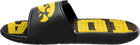 FOCO Iowa Hawkeyes NCAA Mens Gradient Wordmark Gel Slide - M in Saudi Arabia