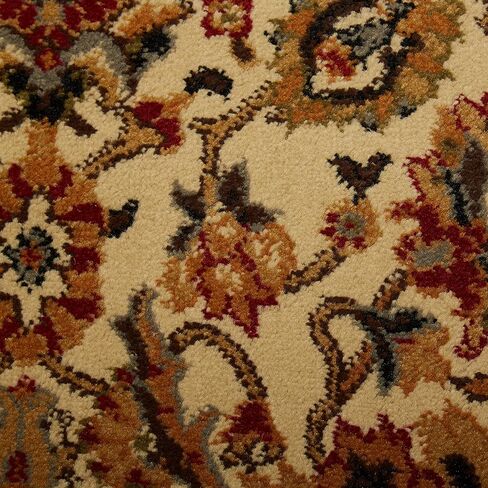 سجادة المنطقة التقليدية Dynamix Royalty Elati مقاس 7'8"x10'4"، لون شرقي أحمر/عاجي in Kuwait