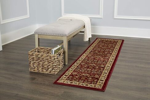 سجادة المنطقة التقليدية Dynamix Royalty Elati مقاس 7'8"x10'4"، لون شرقي أحمر/عاجي in Kuwait