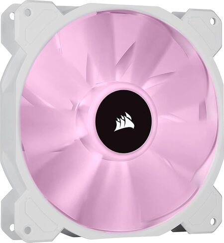 CORSAIR iCUE SP140 RGB Elite (CO-9050139) أداء 140 مم - مجموعة مراوح مزدوجة PWM بيضاء مع عقدة إضاءة CORE (متجددة) in Kuwait