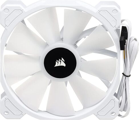 CORSAIR iCUE SP140 RGB Elite (CO-9050139) أداء 140 مم - مجموعة مراوح مزدوجة PWM بيضاء مع عقدة إضاءة CORE (متجددة) in Kuwait