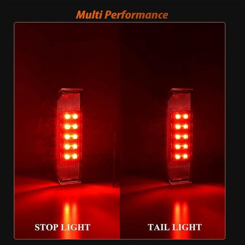 مصابيح خلفية LED من ADIIL Ranger لعام 2013-2020 Polaris Ranger 900 XP 1000 UTV LED المصابيح الخلفية لإيقاف الفرامل تحل محل OEM #2412774/2411866 (أحمر) in Kuwait