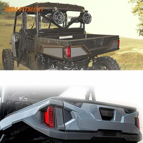 مصابيح خلفية LED من ADIIL Ranger لعام 2013-2020 Polaris Ranger 900 XP 1000 UTV LED المصابيح الخلفية لإيقاف الفرامل تحل محل OEM #2412774/2411866 (أحمر) in Kuwait