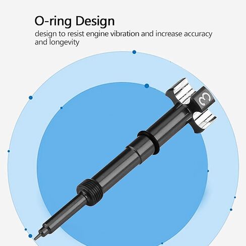 Motorcycle Air Fuel Mixture Screw, Keenso FCR Carburetor Carb Mixture Screw Pilot Screw Adjuster for Most Common 4 Stroke Models (Black) in Saudi Arabia