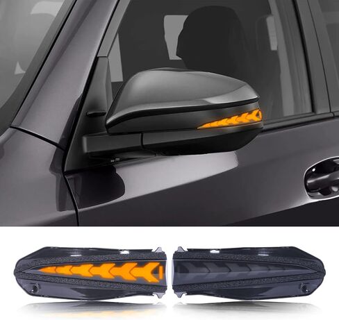 أضواء إشارة الانعطاف LED المتتابعة لـ 2014-2021 Toyota 4Runner، 2013-2018 RAV4 LED مرآة جانبية ضوء الانعطاف مؤشر الإشارة الوامضة مجموعة استبدال المصباح in Saudi Arabia