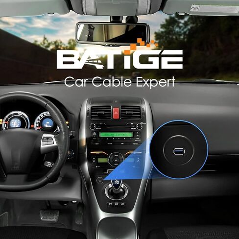BATIGE 5 Pack Single Port USB 3.0 Car Mount Flush Cable USB 3.0 Male to Female Extension Waterproof for Car Truck Boat Motorcycle Dashboard Panel 3ft in Kuwait