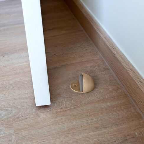 Dome Door Stop Wall Protectors with Rubber Stopper – Oil Rubbed Bronze Floor Mounted Door Stoppers 10-Pack – Design House, 188359 in Saudi Arabia